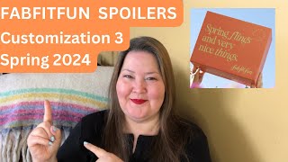 Fabfitfun New Spoilers  Spring 2024  Customization 3 Spoiler [upl. by Nortna]