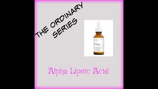 The Ordinary Alpha Lipoic Acid OVERNIGHT RESULTS’ [upl. by Kung]