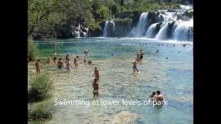 National park Krka  Impression from the Krka Waterfalls in Croatia [upl. by Em]