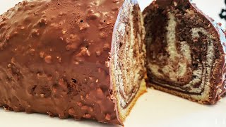 Recette Cake Marbré Glaçage Rocher [upl. by Cross453]