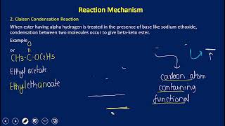 Claisen Condensation Reaction [upl. by Atikehs]