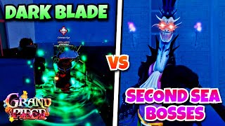 GPO Dark Blade VS All Second Sea Bosses [upl. by Valerle]