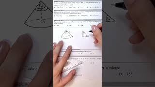 Zadanie 23 maj 2016 CKE matura z matematyki stereometria matematykagryzie [upl. by Sible]