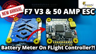 All New SpeedyBee V3 Stack With A BuiltIn Battery Meter On The Flight Controller [upl. by Haiasi]