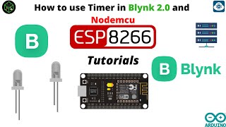 EP18  Set timer function in Blynk 20 using Nodemcu  NodeMCU Tutorial  Tech For Fun [upl. by Syned]