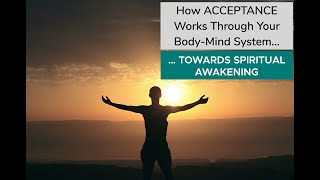 How ACCEPTANCE Works Through Your BodyMind System Towards Spiritual Awakening [upl. by Atiuqer]