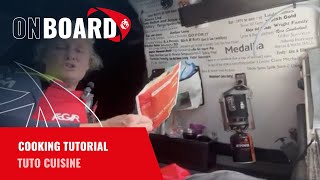 Cooking tutorial with Pip Hare  Vendée Globe 2024 [upl. by Buehler945]