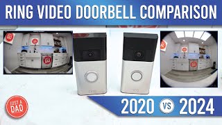 All New 2024 Ring Video Doorbell COMPARISON 2020 vs 2024 is it worth the upgrade [upl. by Eillil]