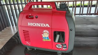 เครื่องปั่นไฟHonda eu22i กับการใช้งานแค้มปิ้ง รถบ้าน campervan [upl. by Streetman]