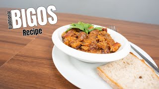 The Best BIGOS Recipe  Authentic Polish Recipe [upl. by Jerz438]