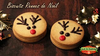 ❅ Recette des Biscuits Rennes de Noël Vanille Dulcey ❅ [upl. by Adley]