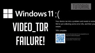 Fix VIDEOTDRFAILURE nvlddmkmsys BSOD on Windows 1110 2024 [upl. by Arihk]