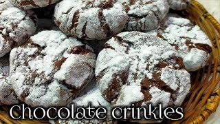 Chocolate Crinkles  mUra na Masarap pa😋 [upl. by Melva]