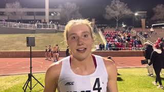 NC States Grace Hartman Secures Defining 10k Win at Raleigh Relays in 3228 [upl. by Cyprio]