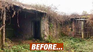 We bought Abandoned Stone House  Start to Finish 1 YEAR TIMELAPSE Full Renovation [upl. by Ibob]