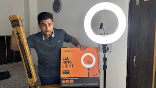 Unboxing Digitek Ring Light  Model  DPRL 19RT [upl. by Alicul]