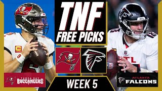 Thursday Night Football Picks NFL Week 5 BUCCANEERS vs FALCONS  TNF Parlay Picks [upl. by Jessalin]