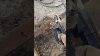 Angel Bar में Hole Welding Electrode से weldertips weldertipsshortvideo [upl. by Dolf]