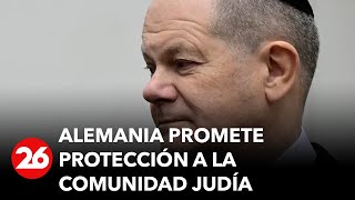 Alemania promete protección a la comunidad judía [upl. by Aimerej947]