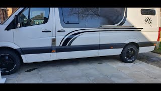 VW CrafterSprinter BF Goodrich All Terrain Tyresmore on our van build [upl. by Shirline]