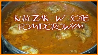 Kurczak w sosie pomidorowym 🍤 Krok po kroku 🍲 CZERWCOWA LENKA GOTUJE [upl. by Barlow]