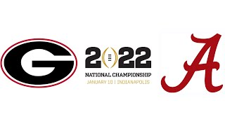 2022 CFP National Championship 3 Georgia vs 1 Alabama Highlights [upl. by Nirrac]