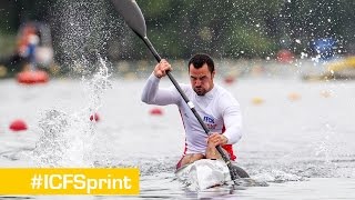 Final K1M 200m Sprint 2  Duisburg 2015 [upl. by Enayd]