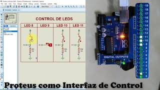 Proteus como Interfaz de Control  Arduino [upl. by Grimbly]