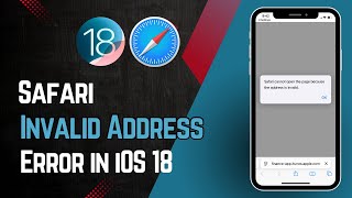 How to Fix Safari Cannot Open The Page Because the Address is Invalid iPhone iOS 18 [upl. by Ana]