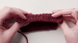 How to Work an Italian BindOff in Knitting [upl. by Elonore]