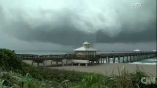 Tormenta tropical Debby afecta a Florida EEUU desde el Golfo de Mexico 25612 HD [upl. by Jat661]