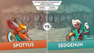 Wargroove Champs  Spotyus Lytra vs Sedgehun Vesper  LR8 G3 [upl. by Meingoldas]