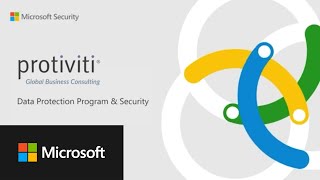 Protiviti Data Protection Program Security integrates with Microsoft Security Technology [upl. by Elatnahs]