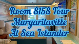 Margaritaville At Sea Room Tour  Extended Balcony 8158 [upl. by Rorie]