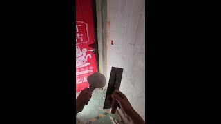 👷Painter Applying putty  Puttying for renovation putty 241116 [upl. by Sedruol]