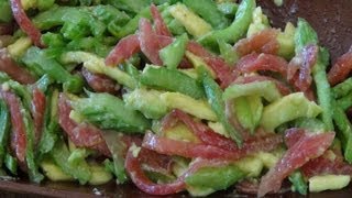 Ensalada Vegan de Apio Tomate y Aguacate Palta [upl. by Claman]