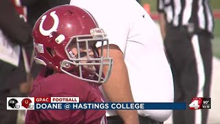 Hastings College football drilled by Doane [upl. by Elnore]