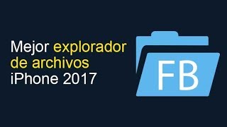 El mejor explorador de archivos para IPHONE 2019 [upl. by Anoyek]