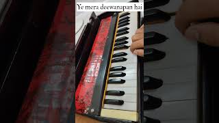 Ye mera deewanapan hai oldsong pianocover harmoniumcover musicalharmonium [upl. by Enayr]