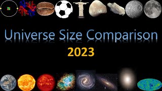 Universe Size Comparison 2023  Subatomic particles to galaxy clusters [upl. by Faun]