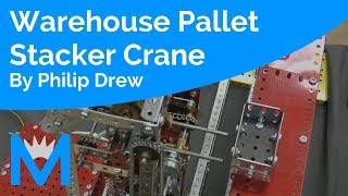 Automated Warehouse Pallet Stacker Crane by Philip Drew [upl. by Anailuig]