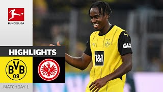 Matchwinner Gittens Decides Match  Borussia Dortmund  Eintracht Frankfurt 20  Highlights  MD 1 [upl. by Gonsalve]