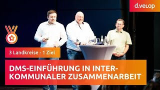 DMSEinführung und elektronische Vorgangsbearbeitung in interkommunaler Zusammenarbeit  dvelop [upl. by Nageem866]