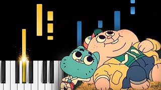 The Amazing World Of Gumball  The Choices Song Nicole Meets Richard  Piano Tutorial [upl. by Alexia641]