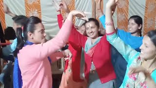 Beautiful sirmouri nati in wedding  pahari nati  sirmouri culture [upl. by Ajidahk]