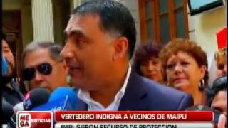 Vertedero de 14 hectáreas en Maipú Christian Vittori en defensa de la gente [upl. by Parent]