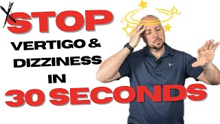 30Second vertigo and dizziness Relief Maneuvers  Dr Matthew Posa Chiropractor in Milton [upl. by Sky]