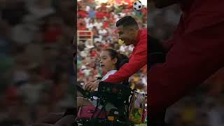 Cristiano Ronaldo Heart Touching Moments 🙅💞😍 shorts football hearttouching cristianoronaldo [upl. by Aundrea]