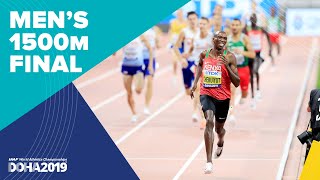 Mens 1500m Final  World Athletics Championships Doha 2019 [upl. by Kwang]