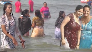 COXS BAZAR SEA BEACH  Tour of Sugandha Beach  Sea Bath Activities and Beach Walk  Part  03 [upl. by Ainekahs]